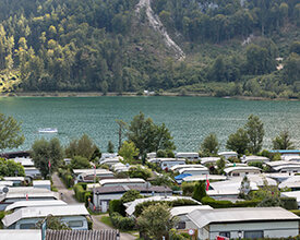 Photo of riverside mobile home part with AdvanTex treatment system